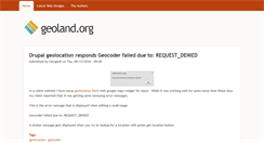 Desktop Screenshot of geoland.org