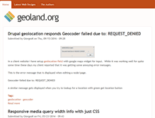 Tablet Screenshot of geoland.org